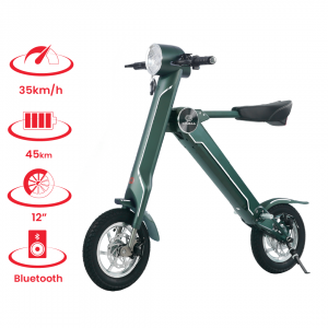 Limited Edition Mango Green Electric Scooter - with Built-in Speakers and Bluetooth - CRU560-10 (Sit On)