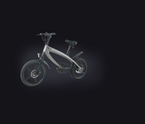 Gun Metal Grey Electric Bike with Speakers and Bluetooth - CRU204