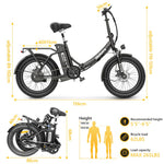 Hidoes C2 Folding Electric Bike - EBSCR609