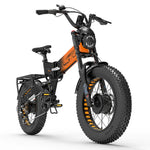 LANKELEISI X3000 MAX 2000W Dual Motor 130km Endurance Electric Mountain Bike - LAN001