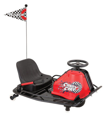 Razor Crazy Cart 24 Volt Electric Sit On, Drift Machine – Ages 9+ years - RTL211