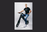 The Cruzaa Electric Scooter Carbon Black with Built-in Speakers & Bluetooth - CRU566-4  (Sit On)